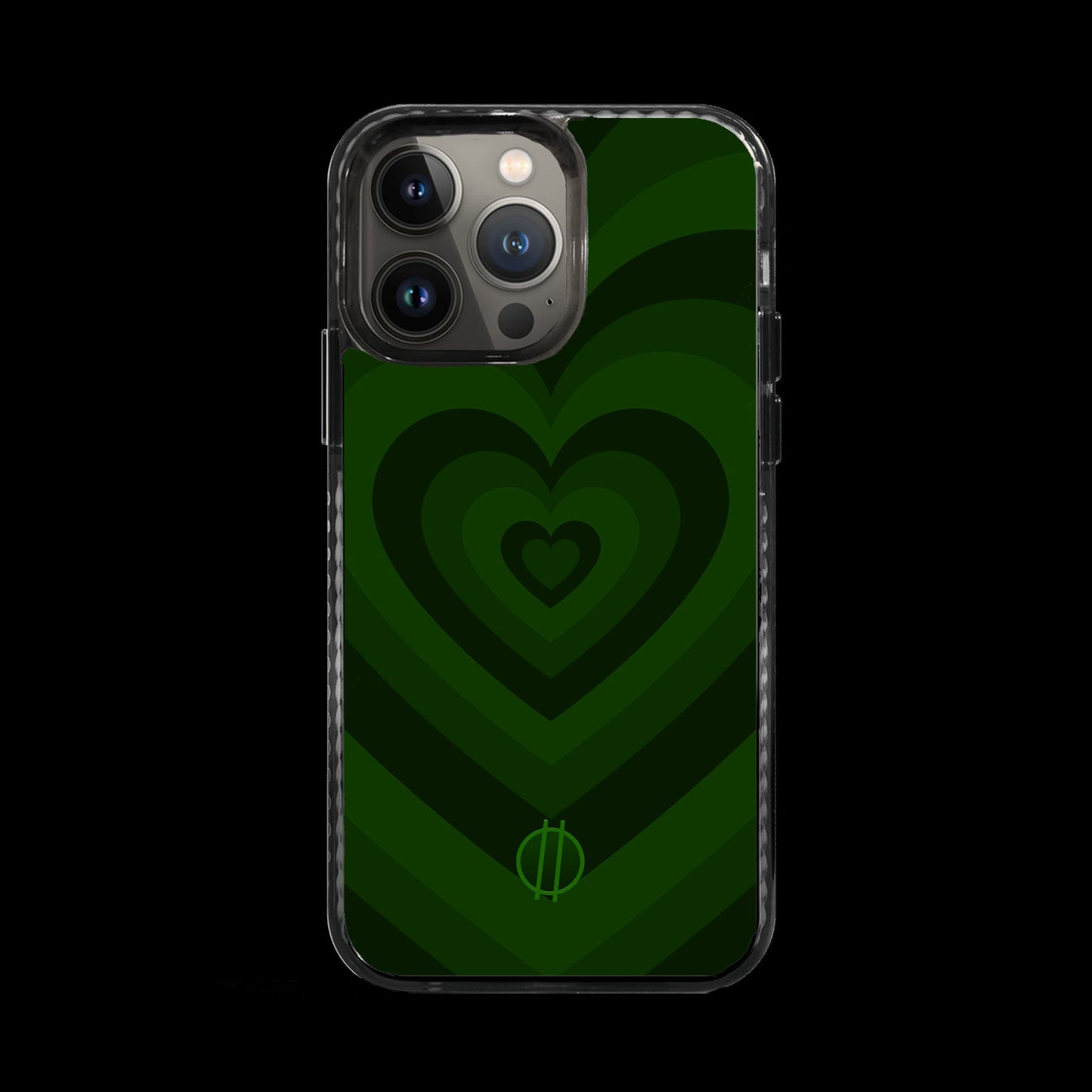 70s Green Hearts | Bounce 2.0 MagSafe Case