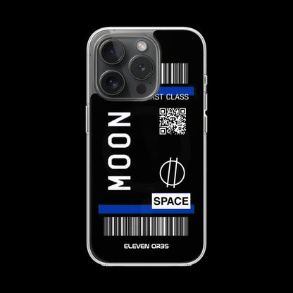 MOON Boarding Pass Crystal MagSafe Case