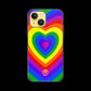 Pride Rainbow Hearts | Glass Case