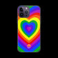 Pride Rainbow Hearts | Glass Case