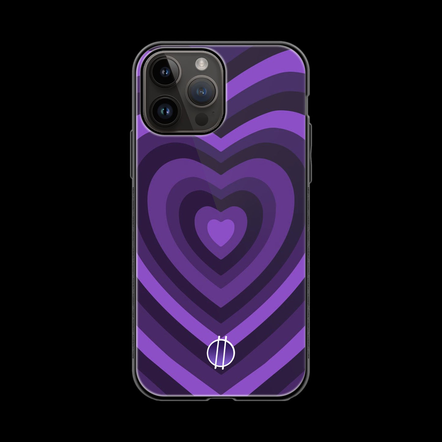 Purple Hearts | Glass Case