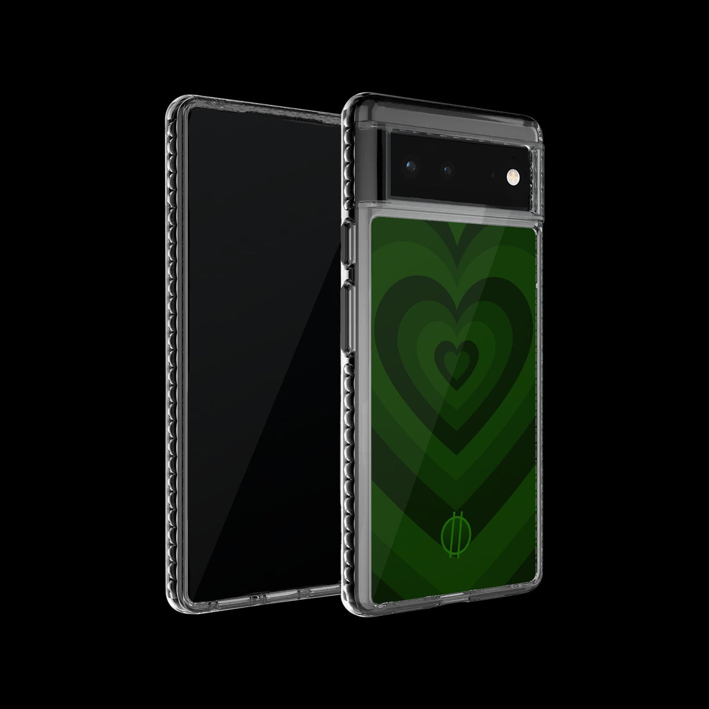 70s Green Hearts Bounce 2.0 Google Pixel Case