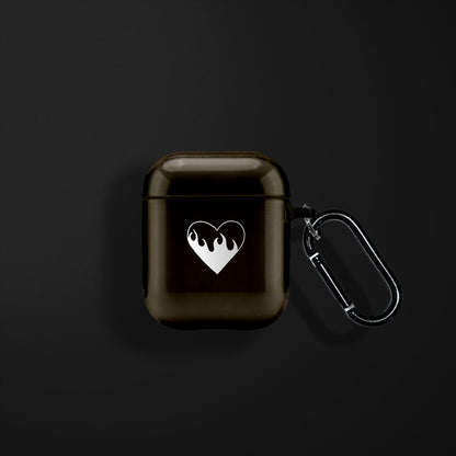 Heart on Fire AirPods Case